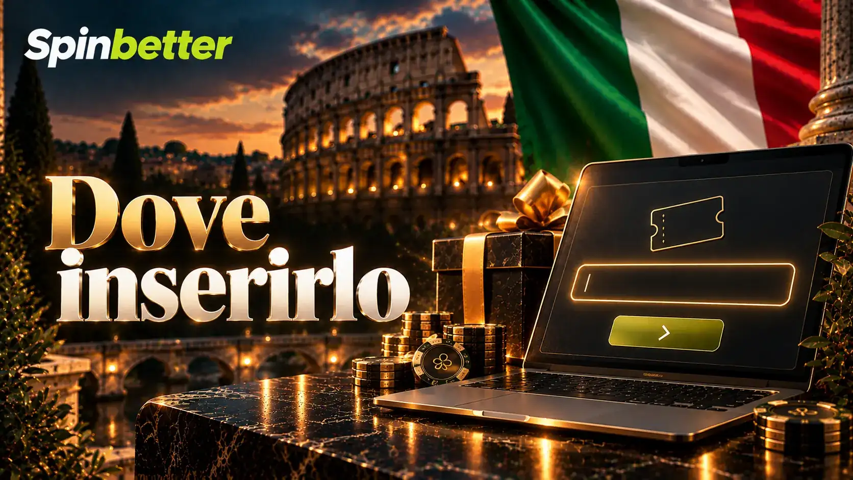 Il codice nel modulo: SpinBetter bonus code passo dopo passo